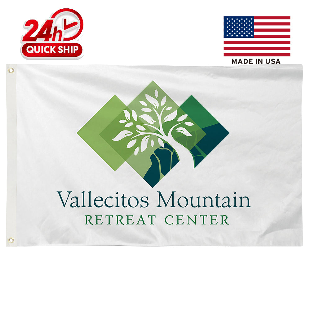 5' x 10' Custom Pole Flag (Double-sided)