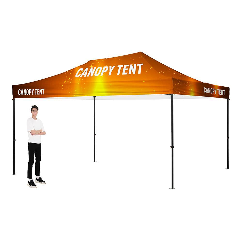 Premium Aluminum(Black) 15' Tent Kit (Full-Bleed Dye Sublimation)