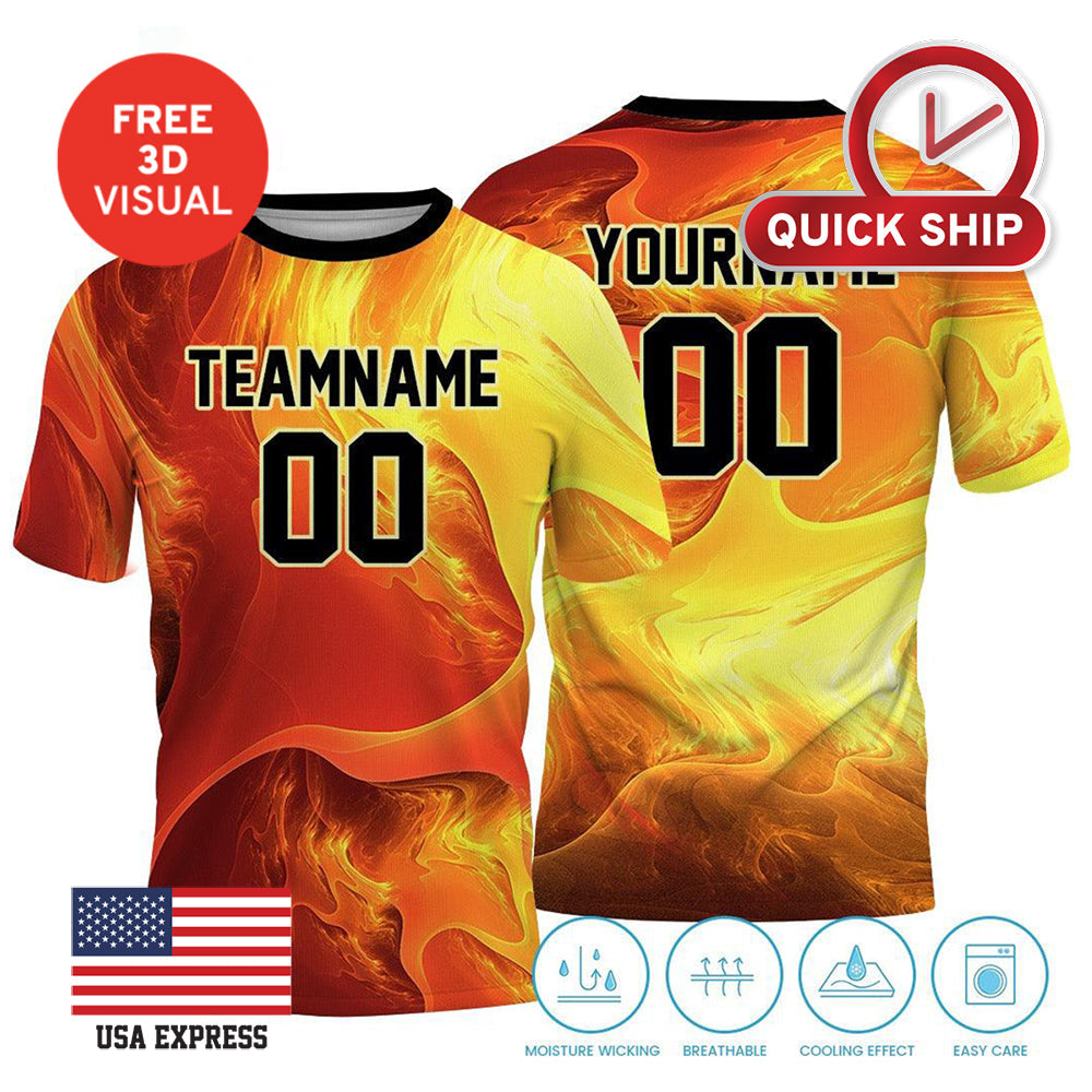 120GSM Milk Silk Short Sleeve Crew Neck (Full Dye Sublimation) #USA500040