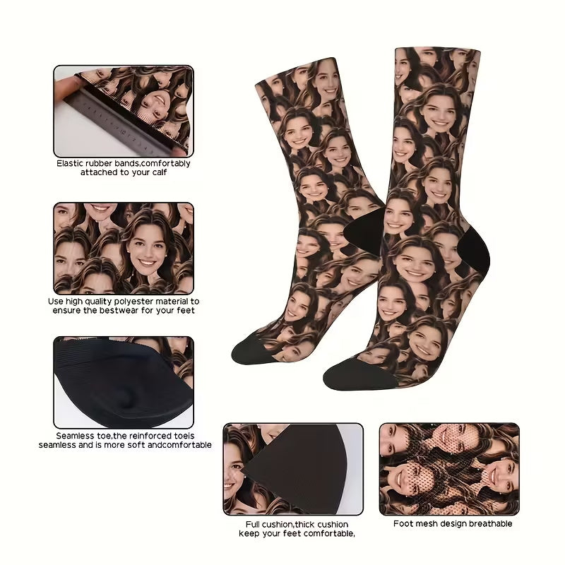 Photo Face Socks