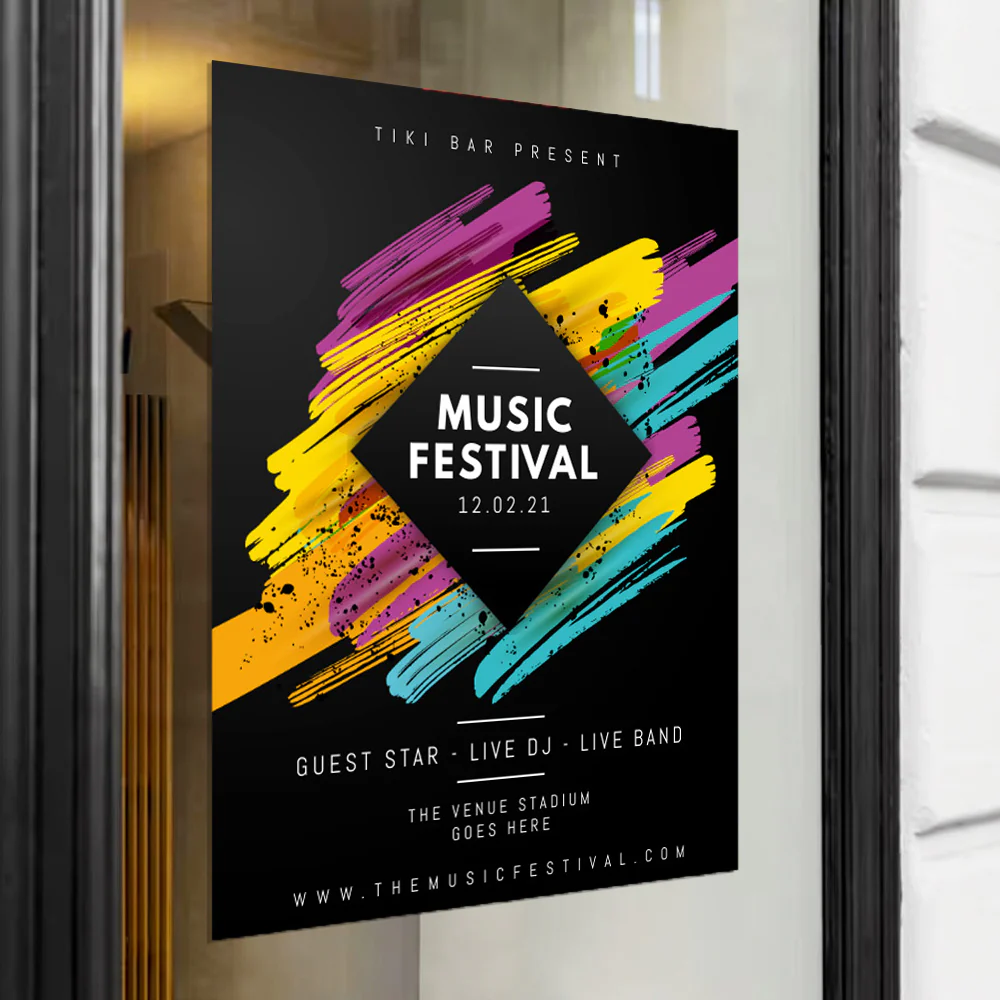 Premium Window Cling per ft2