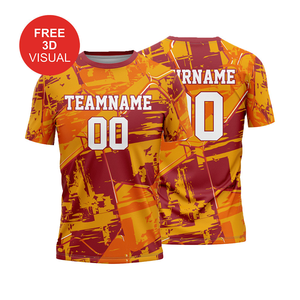 120GSM Milk Silk Short Sleeve Crew Neck (Full Dye Sublimation) #USA500040