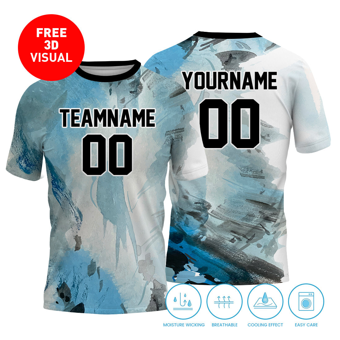 Short Sleeve V Neck (Full Dye Sublimation)#500001 – Fullypromoted