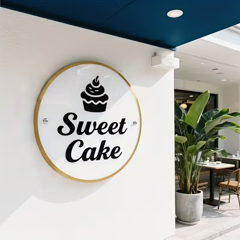14''X14'' Custom Round Acrylic Wall Sign