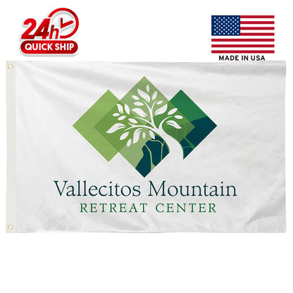 5' x 10' Custom Pole Flag (Double-sided)