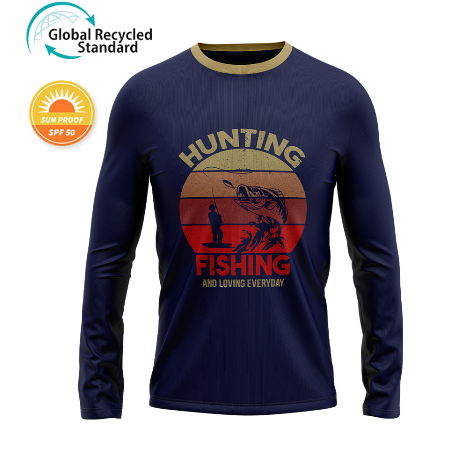 GRS/SPF 50+ 120GSM Milk Silk Long Sleeve Crew Neck (Full Dye Sublimation)#USA500080