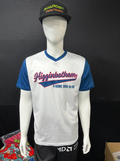 120GSM Milk Silk Short Sleeve V Neck (Full Dye Sublimation)#USA500043