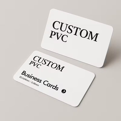 200pcs Custom Business Cards PVC Waterproof