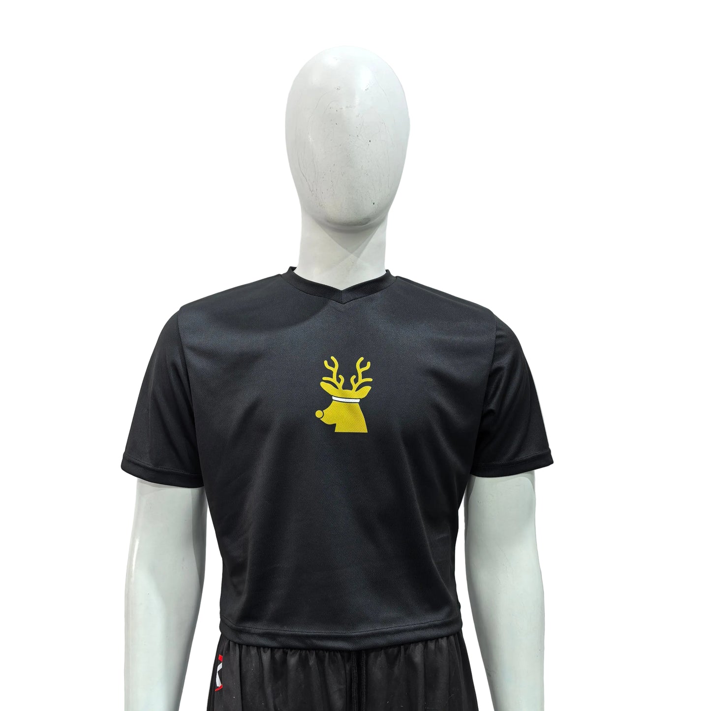 150GSM Mesh Jersey Cropped Short Sleeve V Neck (Full Dye Sublimation)#500248