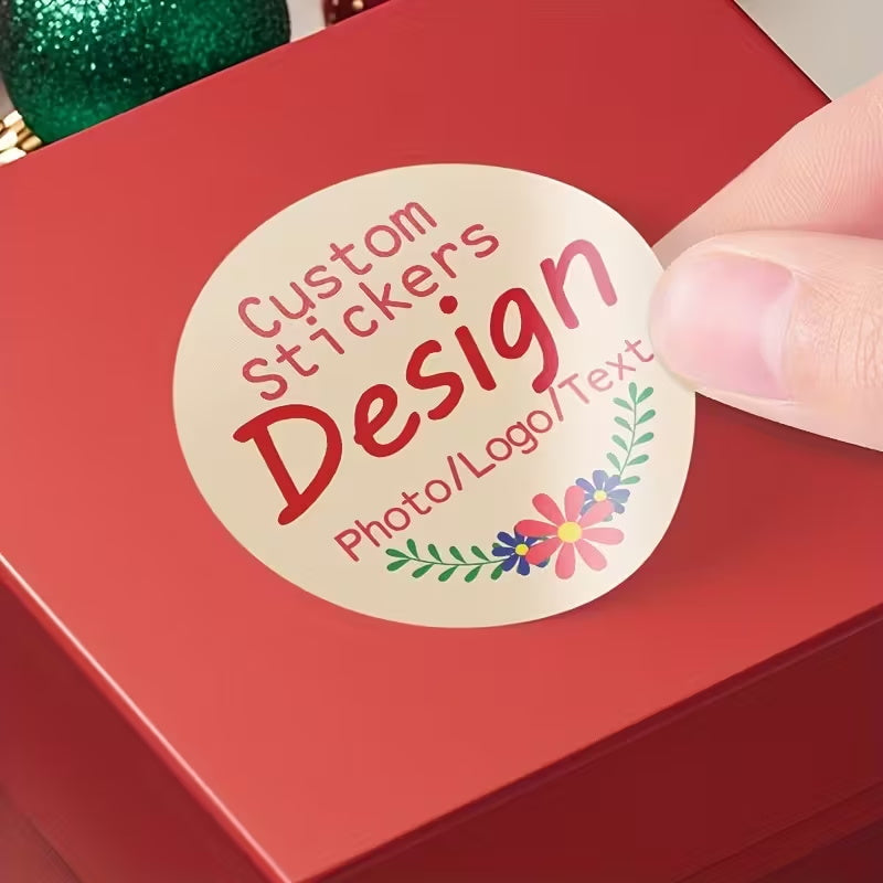 48pcs 1.57'' Customized Event Round Stickers