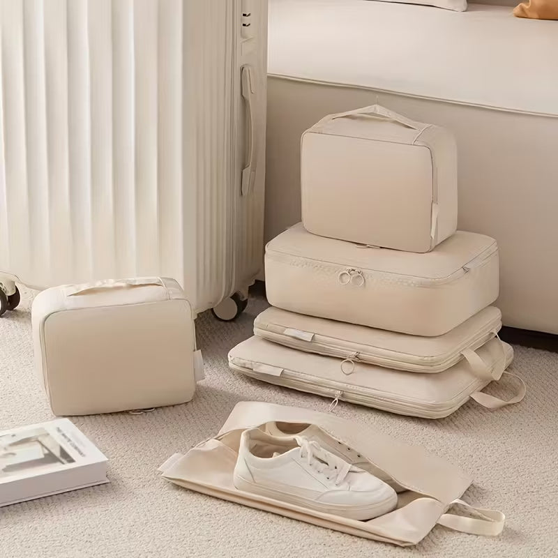 6pcs Personalized Travel Storage Bag Set