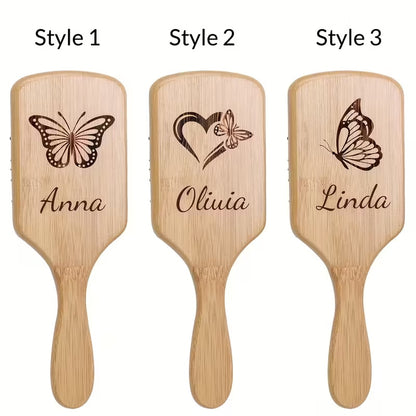 9.76'' Bamboo Hair Brush with Air Cushion