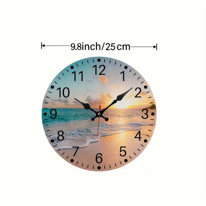 9.8'' Wooden Wall Clock
