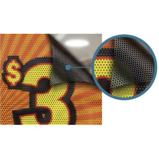 Adhesive Window Perf per ft2
