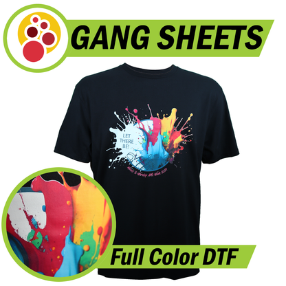 DTF Transfer (Full Color) By Gang Sheets