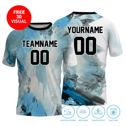 120GSM Milk Silk Short Sleeve Crew Neck (Full Dye Sublimation) #500040