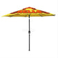 9' Outdoor Aluminum Patio Umbrella (Dye-Sublimation)