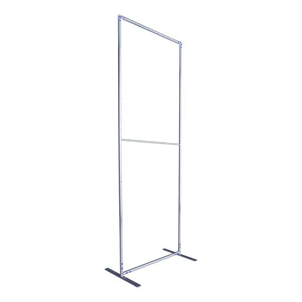 33.5"×7.5'H Economy Tube Banner Stand With Steel Feet - Soardist