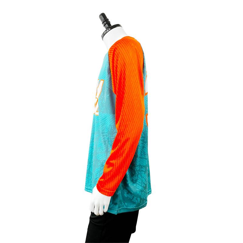 Long Sleeve Jersey V- neck (Full Dye Sublimation)#500004 - Soardist
