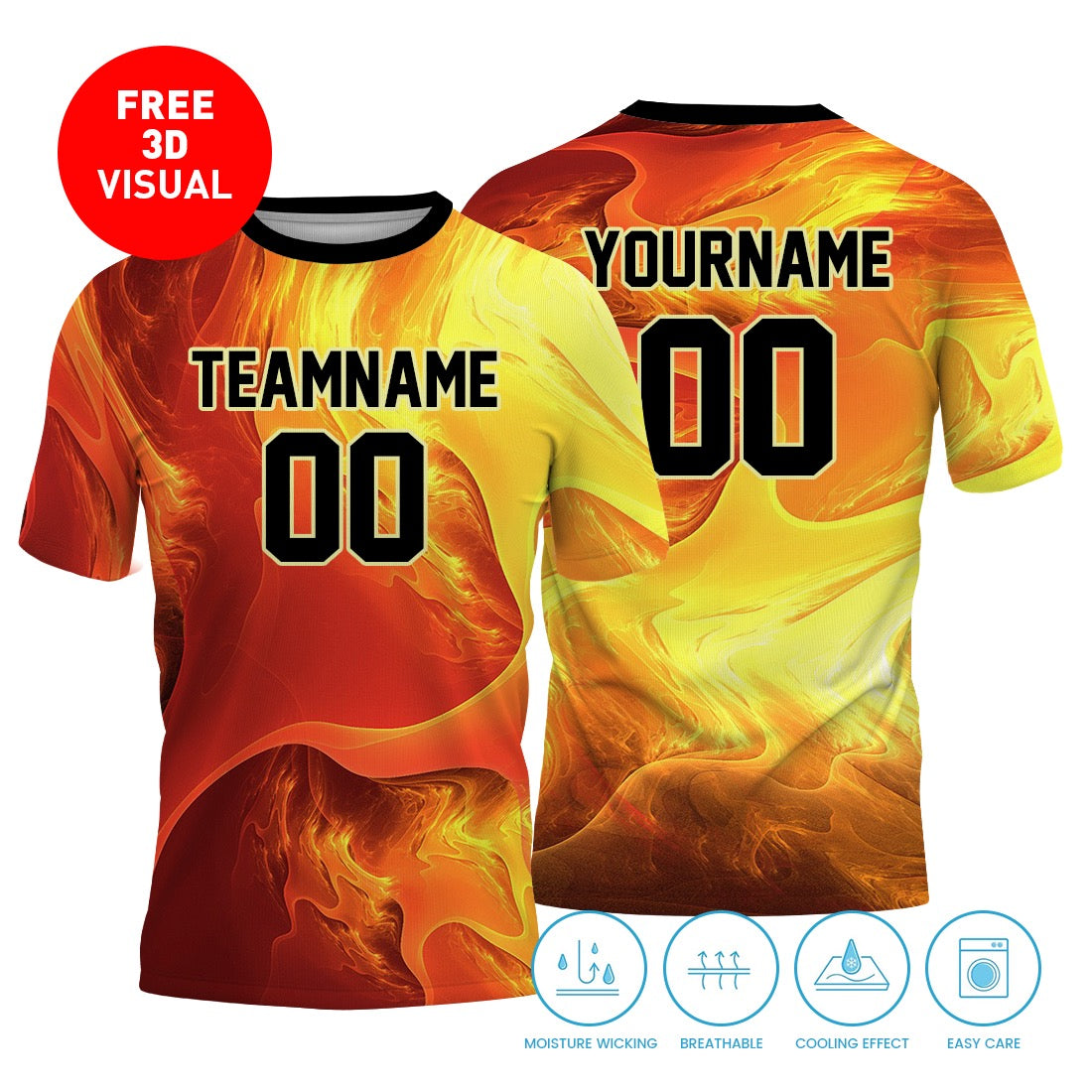 Short Sleeve V Neck (Full Dye Sublimation)#500001 – Fullypromoted