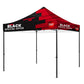 Premium Aluminum (Black)10' Tent Kit (Dye-Sublimation) 17" Valance