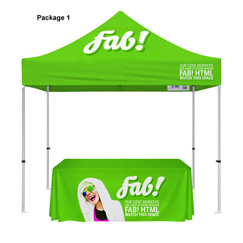 10'x10' Custom Tent Packages #1