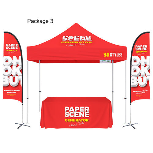 10'x10' Custom Tent Packages #3
