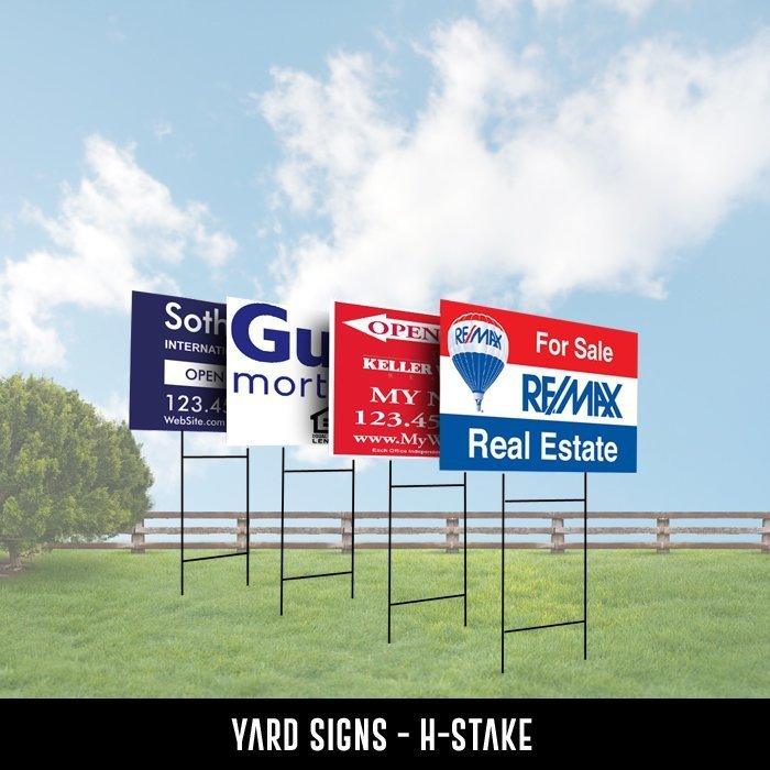 Store Stake Yard Sign and H-Stake – USPROMOTIONSTORE